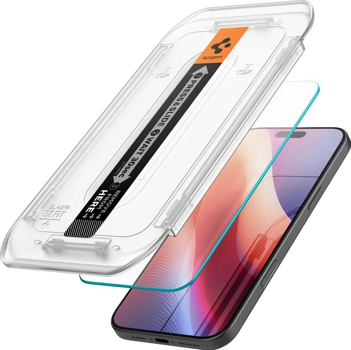 Xham mbrojtës për Apple iPhone 16 Pro Max SPIGEN Glas.TR EZ Fit, transparent
