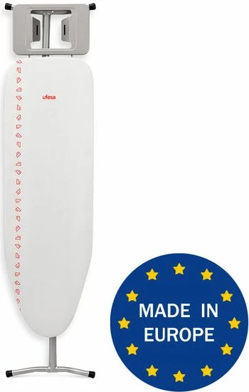 Tavolinë hekurosjeje UFESA Splash 80406106 110×34 cm, lartësi e rregullueshme 80–94 cm