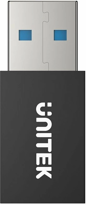 Adapter USB-A bllokues të dhënash Unitek A1056ABK01, i zi