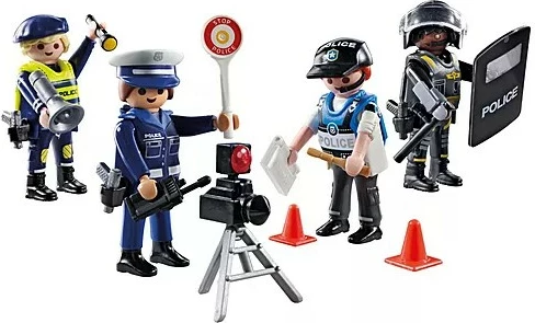 Set figurash policie Playmobil Action Heroes 71730, 35 pjesë