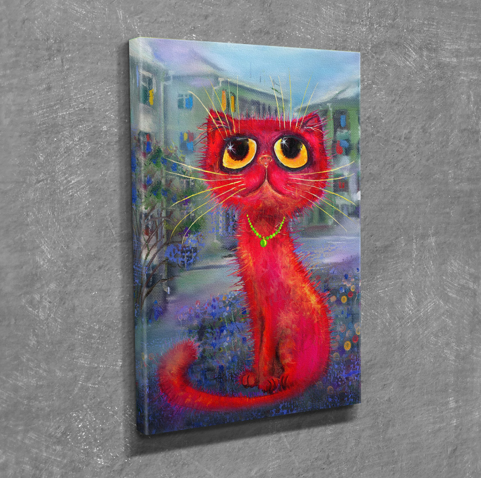 Pikturë dekorative në kanavacë Wallity, DC382, shumëngjyrëshe, 30x40cm