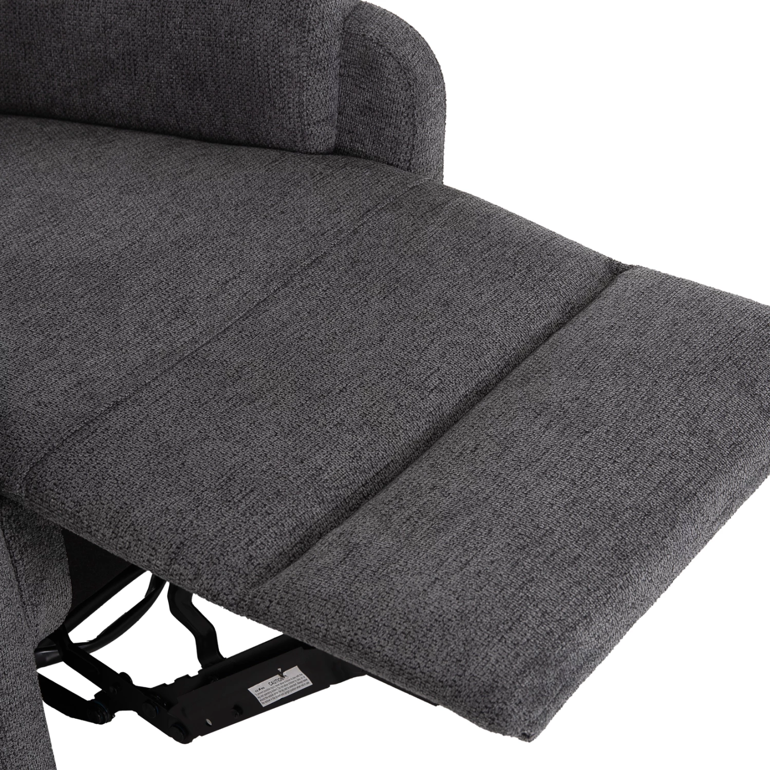 Fotel relaksues me recliner elektrik, stof gri, SYNTHIA FH3309.03, 75x86x100cm