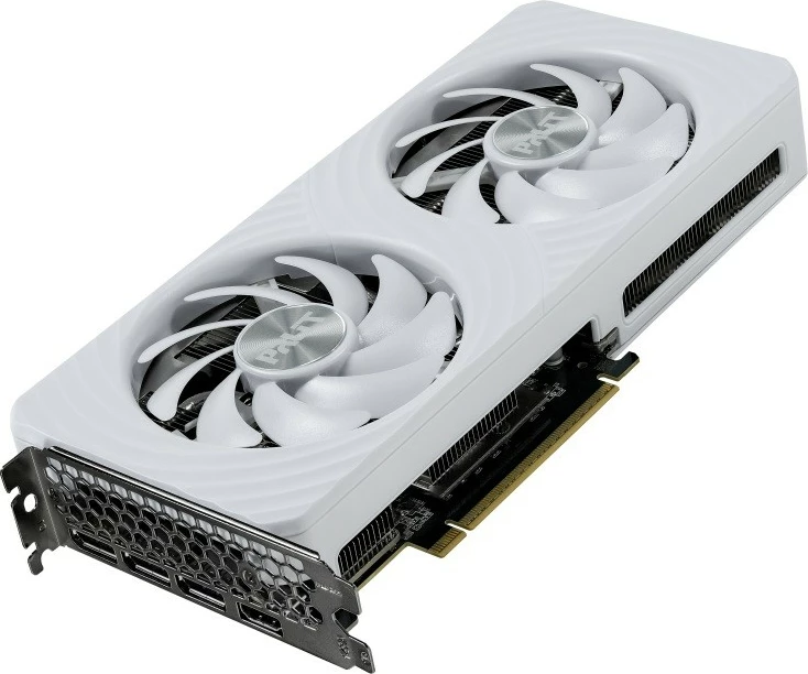 Kartelë grafike Palit GeForce RTX 5060 Ti WHITE OC, 8GB GDDR7, 128bit, 3DP/HDMI, e bardhë