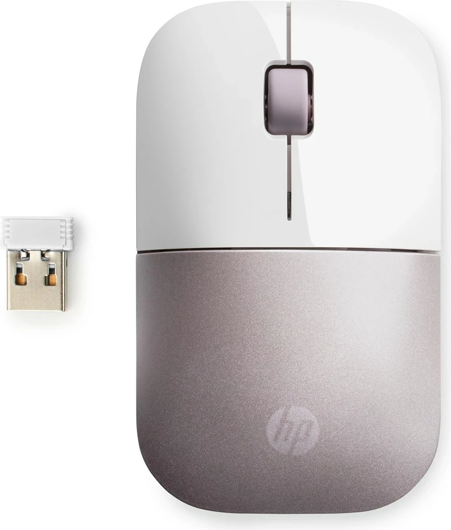 Maus wireless HP Z3700, bardhë/rozë