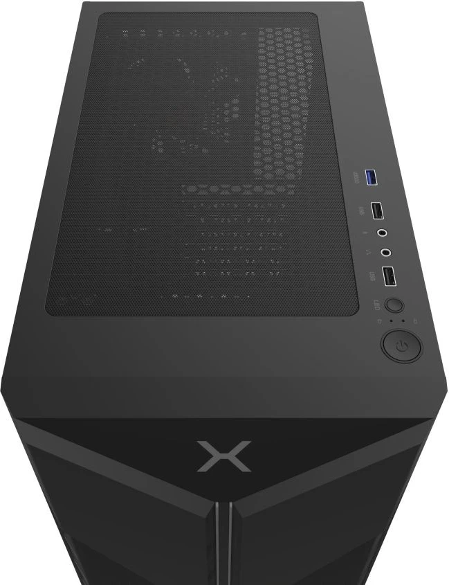 Kasë kompjuterike Krux Astral, e zezë 