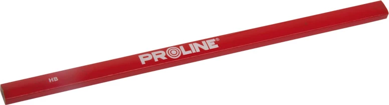 Laps marangoz PROLINE 38244, 245 mm, HB, i kuq, set 144 copë