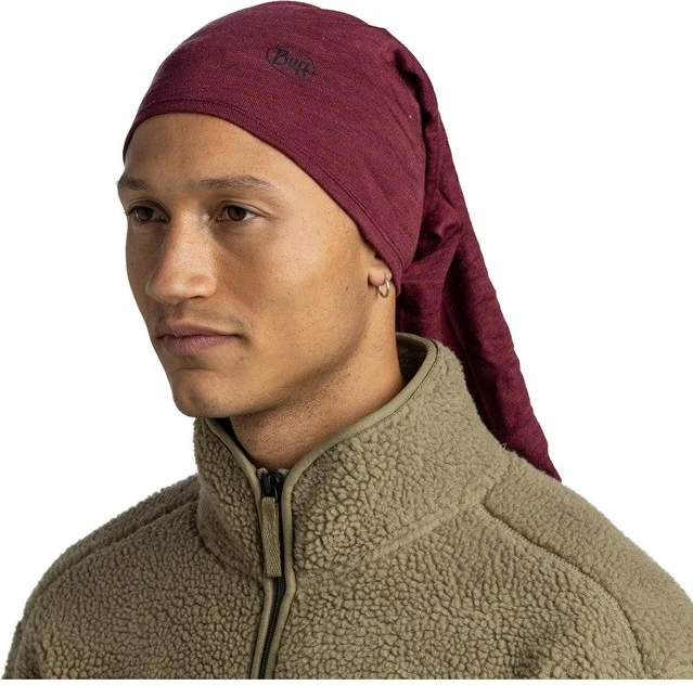 Shall multifunksional Buff Midweight Merino Wool, për të rritur, Uniseks, Kuq