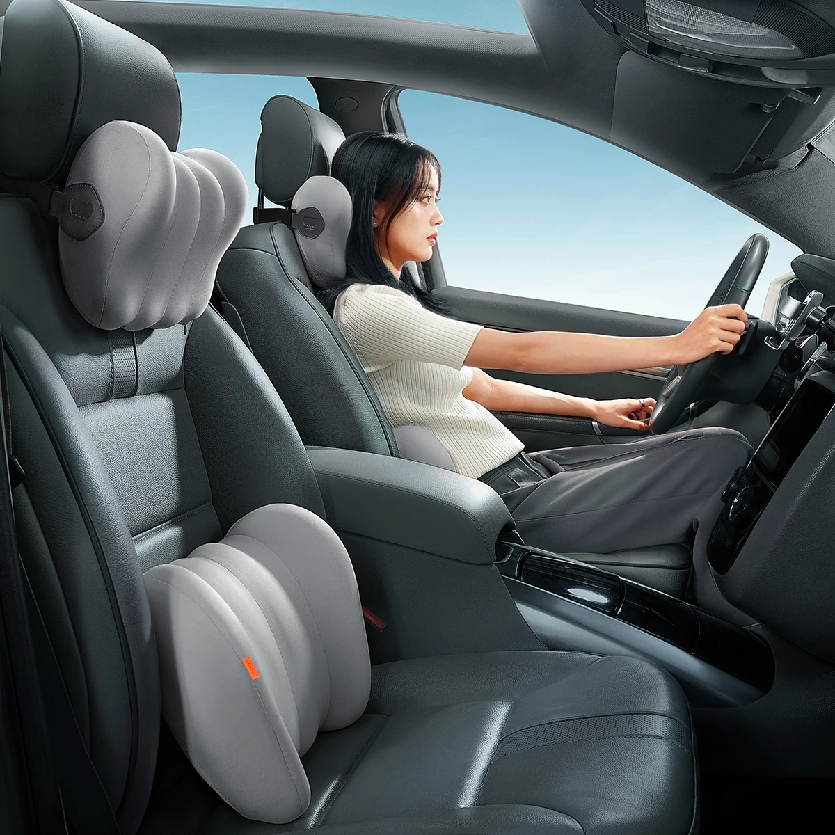 Jastëk lumbar Baseus ComfortRide CNYZ000013, gri