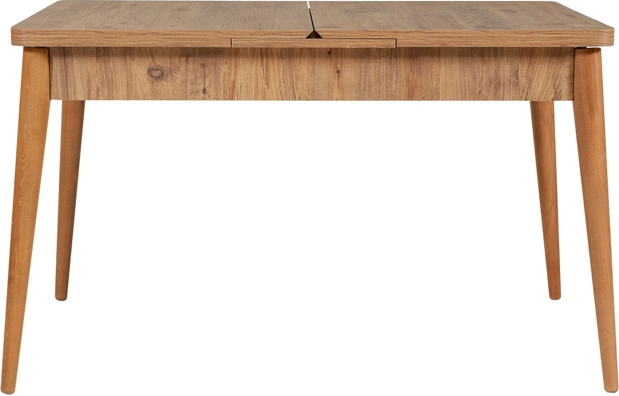 Set tavoline me karrige, zgjatese, Hanah Home Vina 0701-3, dru Atlantic, jeshile fëstëku (4 copë)