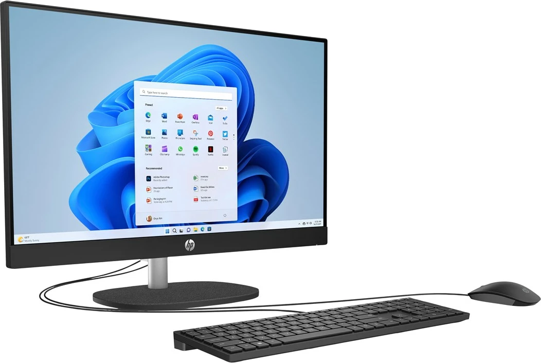Kasë All-in-One HP 24-cr0332nw, Ryzen 7 7730U, 23.8" FHD, 16GB RAM, 512GB SSD, Shell White