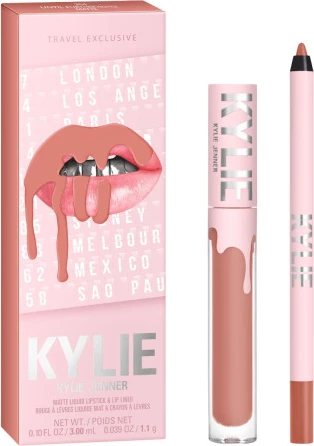 Set buzëkuq dhe laps Kylie Cosmetics Matte Lip Kit