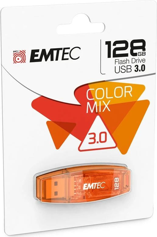USB stick EMTEC C410 128GB portokalli