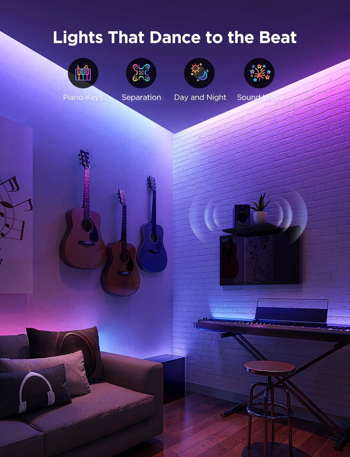 Shirit LED smart Govee Strip Light 2 Pro H61F5 5m RGBWW