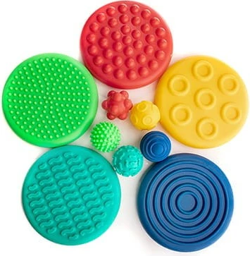 Set disqe sensorike Tullo, 12 elemente, ngjyra të ndryshme