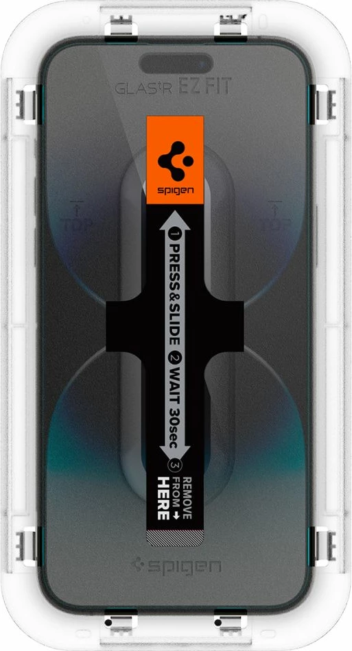 Xham i temperuar Spigen Glas.tR EZ Fit për iPhone 14 Pro, 2 copë
