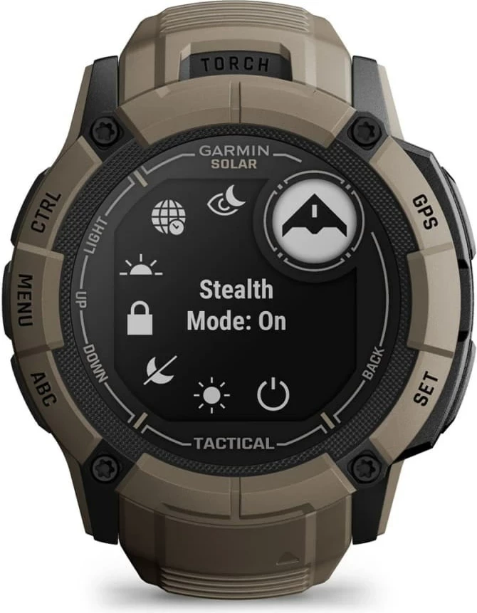 Smartwatch Garmin Instinct 2X Solar Tactical Edition, 50 mm, GPS, Gjelbër