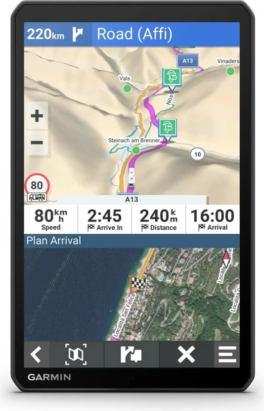 Navigator Garmin 895, 32 GB, 8 inch, i zi