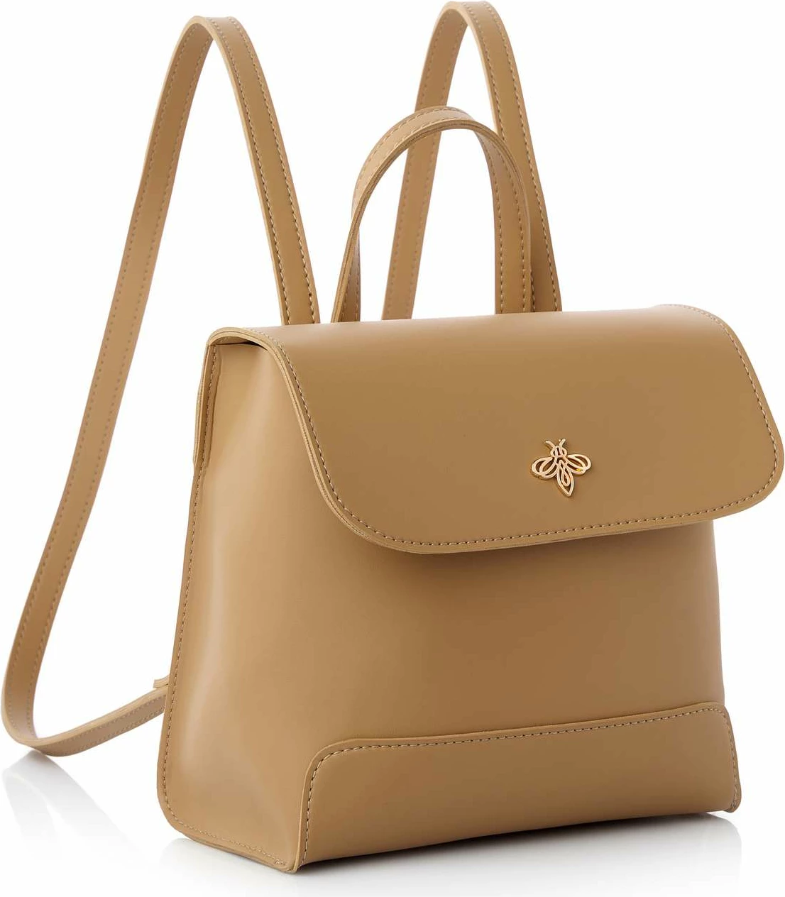 Çantë shpine Lucky Bees, ngjyrë deve, Marilyn