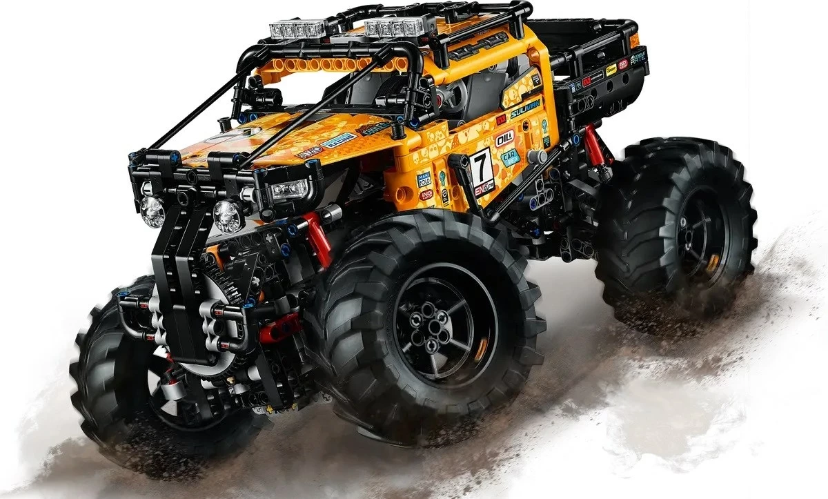 Set LEGO Technic 4X4 X-treme Off-Roader 42099, Portokalli