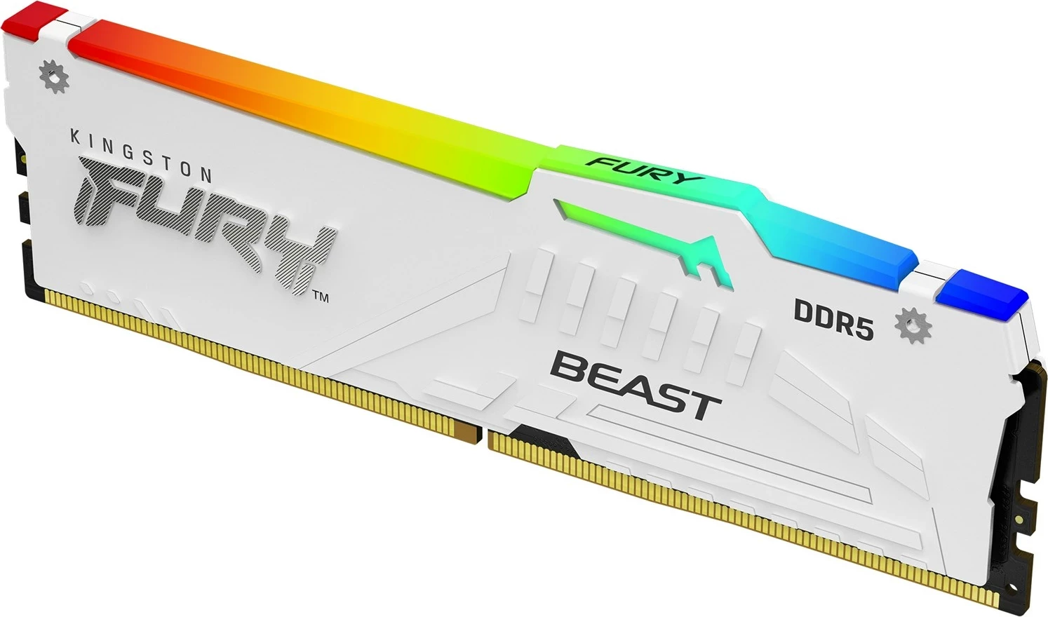 RAM Memorje Kingston FURY Beast 32GB 6000MT/s DDR5 CL36 RGB Bardhë