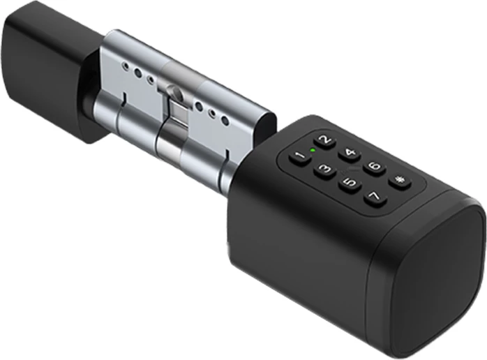 Cilindër bravë smart, Avatto SDL-V1-B80, EURO 80 mm, Bluetooth ZigBee, 5 mënyra hapjeje, Tuya Smart Life, e zezë