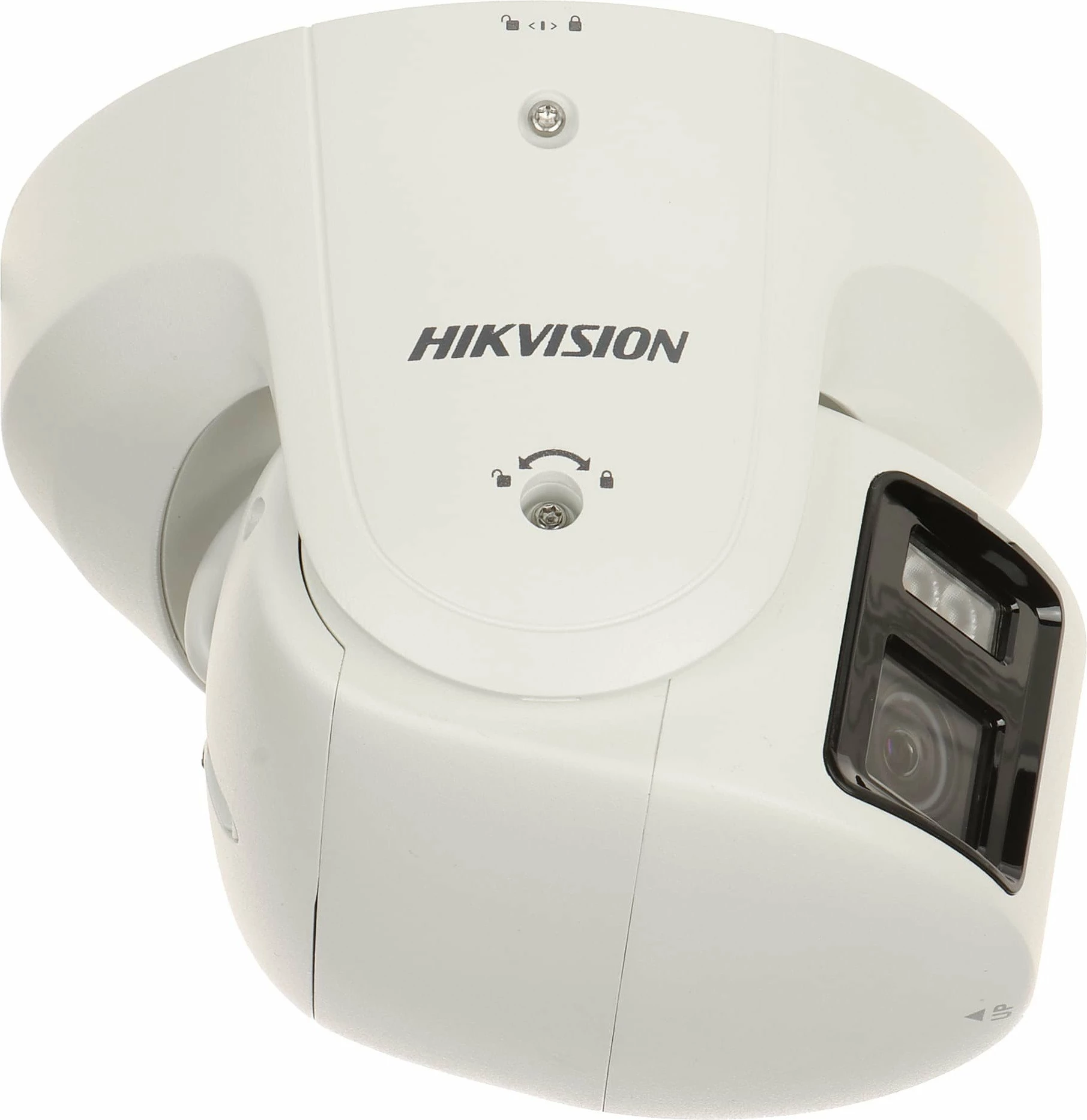 Kamerë IP Hikvision DS-2CD2387G2P-LSU/SL ColorVu 7.4MP panoramike 2x4mm PoE, e bardhë