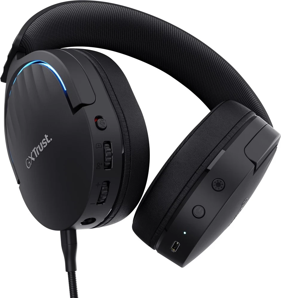 Headset Trust GXT 491 Fayzo, Gaming, USB Type-C, Bluetooth, Black