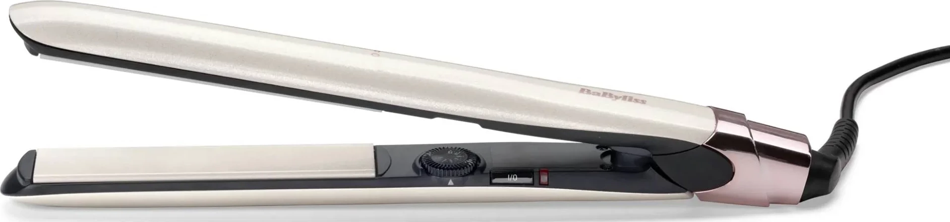 Drejtues flokësh, BaByliss ST914PE, pllaka titan-keramike 25×120 mm, 170-235°C 13 nivele, fikje automatike, rozë