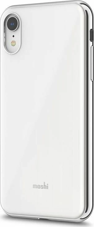 Mbështjellës Moshi iGlaze për iPhone XR, TPU, Qi, Pearl White