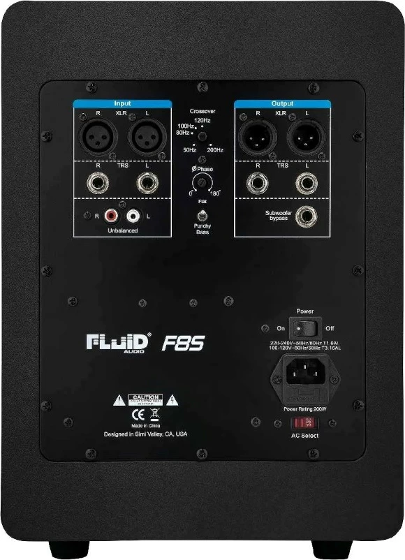 Subwoofer aktiv Fluid Audio F8S, i zi