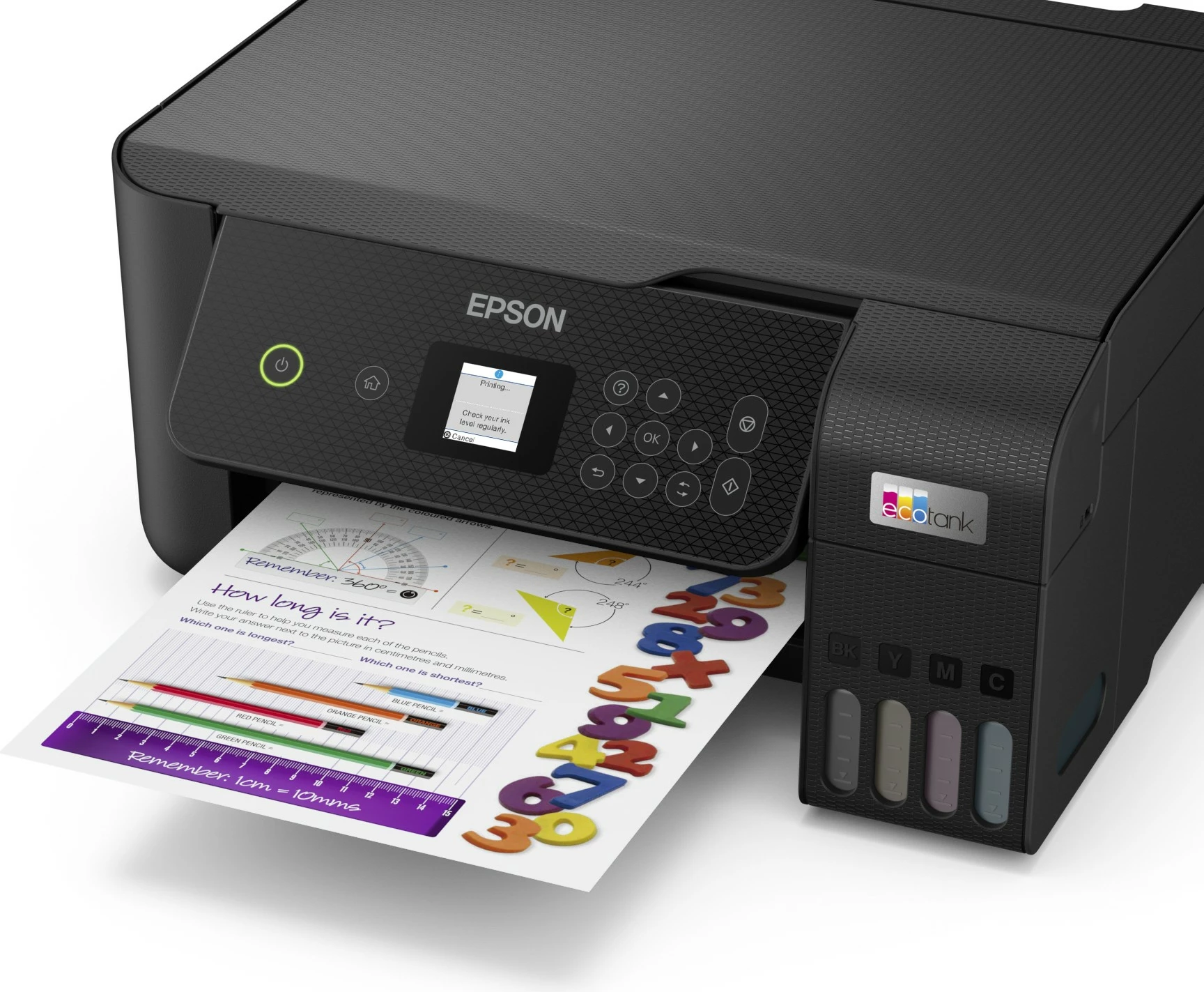 Printer Epson EcoTank ET-2825, Inkjet, 5760 x 1440 DPI, A4, Ngjyrë e zezë