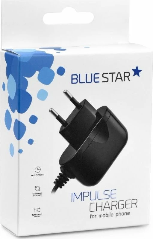 Karikues rrjeti Blue Star TFK-TC-1100B 5W 1x USB-A 1A me kabllo Lightning 1.1 m, i bardhë