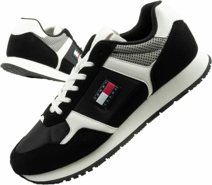 Atlete meshkuj Tommy Hilfiger TJM Runner Casual, të zeza [Madhësia: 41]