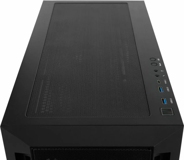 Kasë CHIEFTEC APEX LUMO GA-01B-L-OP, E-ATX/ATX/mATX/mini-ITX, USB3.2 Gen2 Type-C, x4 140mm ARGB PWM fan, tempered glass, e zezë