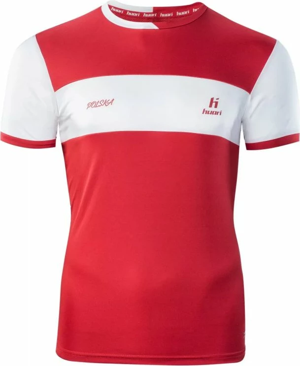 Fanellë për meshkuj Huari, e bardhë dhe e kuqe