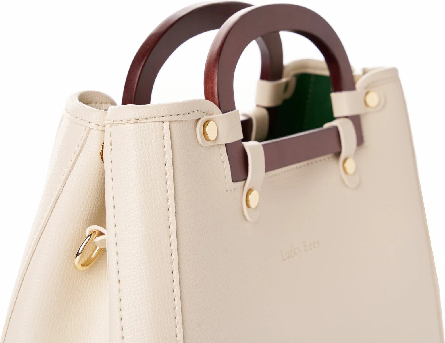 Çantë dore Lucky Bees, krem, 1289