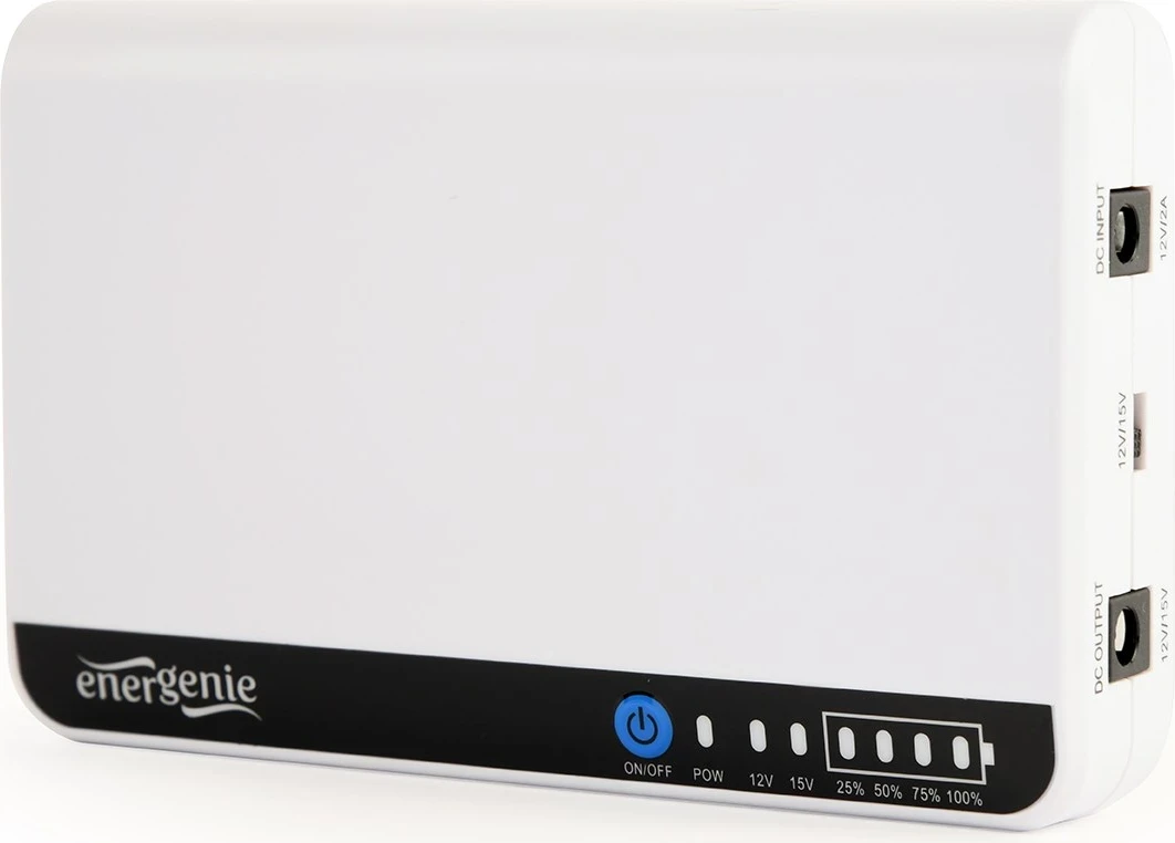 UPS për paisje DC, Gembird EG-UPS-DC18, 18W, 15V, i bardhë