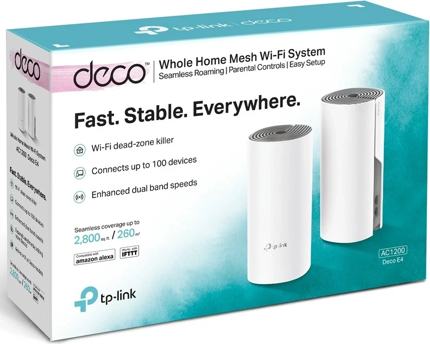 TP-Link Deco E4 (2-paketë)