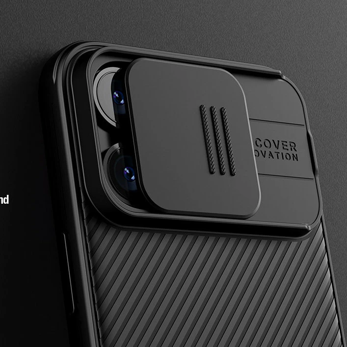 Mbështjellës Nillkin CamShield Pro Magnetic për iPhone 15 Plus, me mbrojtës kamere, Gjelbër