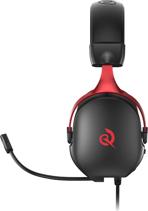 Kufje gaming me mikrofon QCY Heroad VN200 Pro USB-A 7.1 40mm e zezë e kuqe