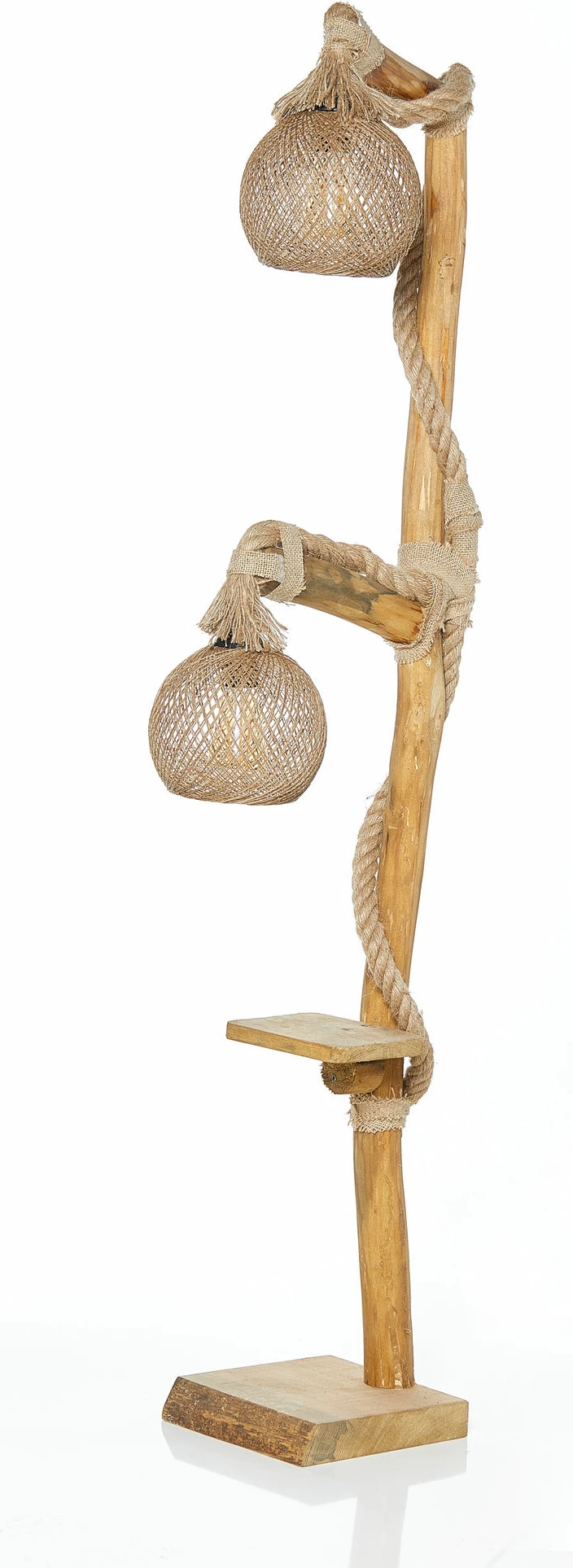 Llambë dyshemeje prej druri, dizajn pemë, ngjyrë natyrale, Arboretum, Opviq