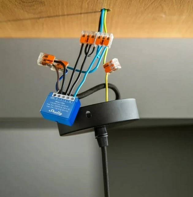 Smart switch Shelly Qubino Wave 1 Mini LR, Z-Wave, Blu