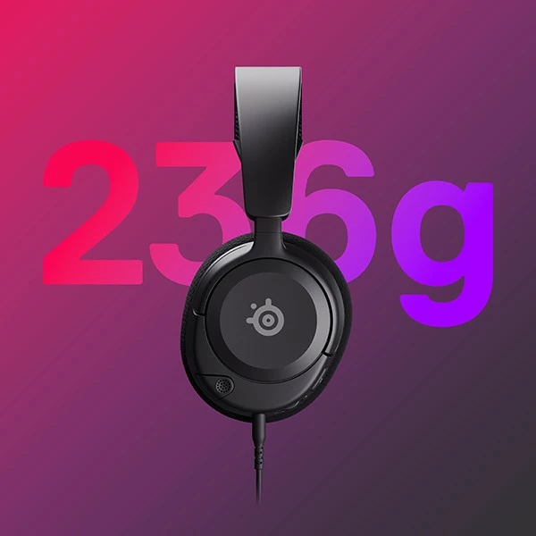 Kufje SteelSeries Arctis Nova 1, me kabllo, për lojëra, e zezë