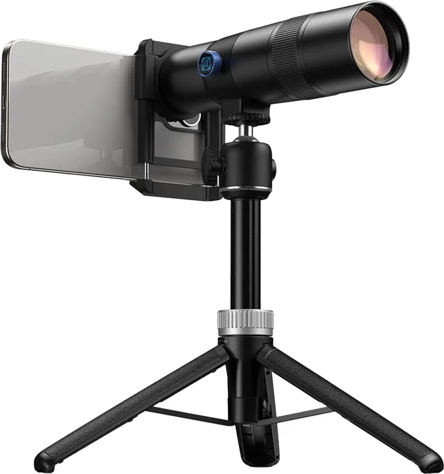Lentë zmadhimi 30X me tripod për celular, Apexel APL-T30XJJ028, set