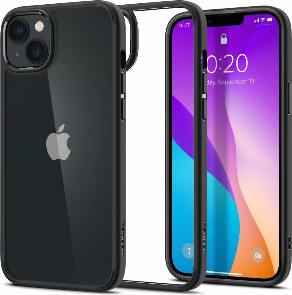 Mbështjellës Spigen Ultra Hybrid për iPhone 14 Plus, Matte Black