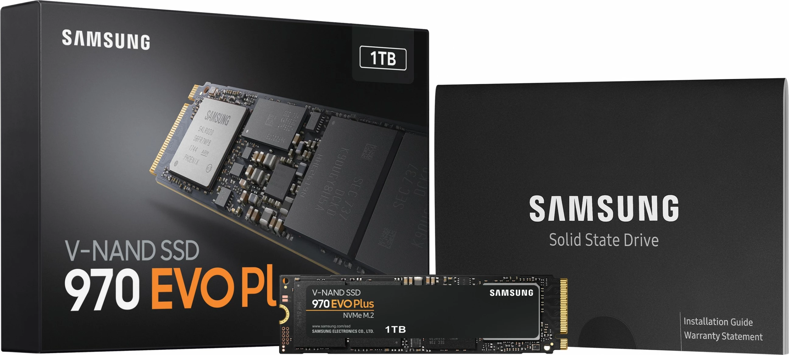 SSD Samsung 970 EVO Plus, 1 TB, M.2, 3500 MB/s