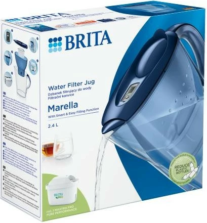 Ibrik filtri për ujë Brita Marella Maxtra PRO Pure Performance 2.4L, Blu