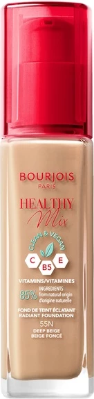 Fondatinë Bourjois Healthy Mix Clean Vegan Illuminating 55 Deep Beige 30ml
