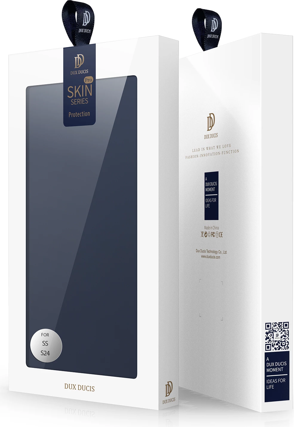 Mbështjellës Dux Ducis Skin Pro për Samsung Galaxy S24, me kapak, kaltër