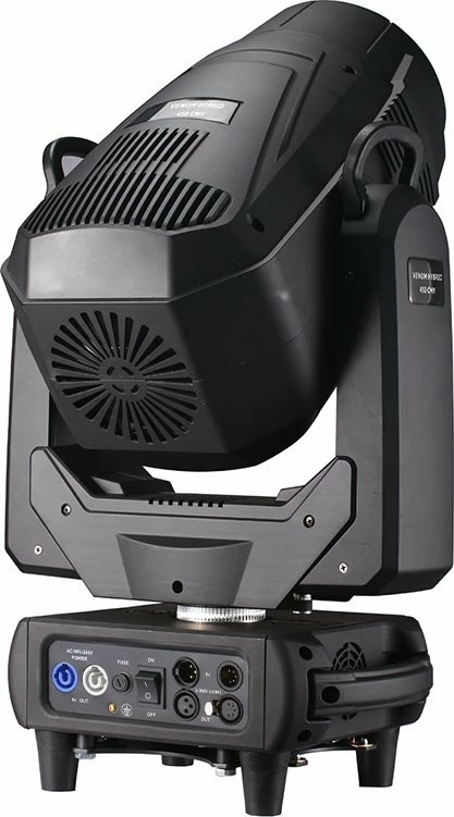 Kokë lëvizëse LED hibride LIGHT4ME Venom Hybrid 450 CMY 450W, Spot/Beam, Zoom 3-30°, DMX 26ch, e zezë